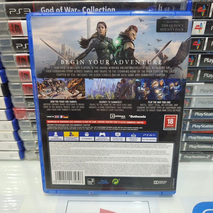 PS4 the glder scrolls online summerset