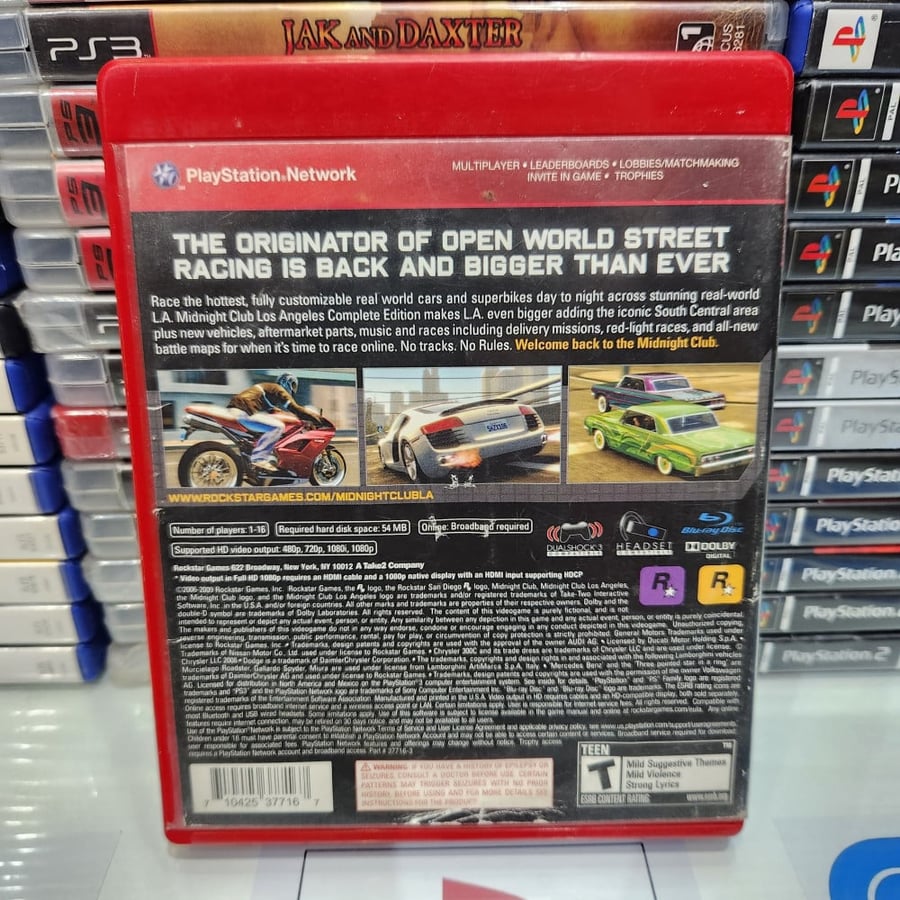 Ps3 midnight club los angeles