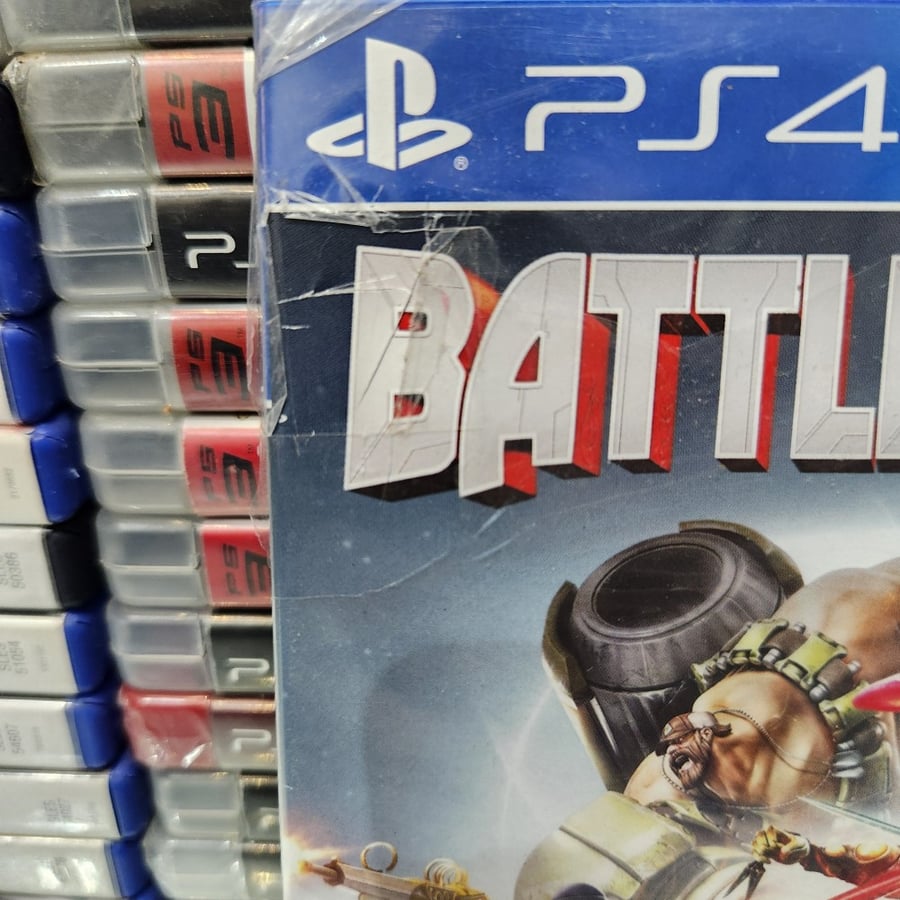 PS4 Battleborn has a note on the cover