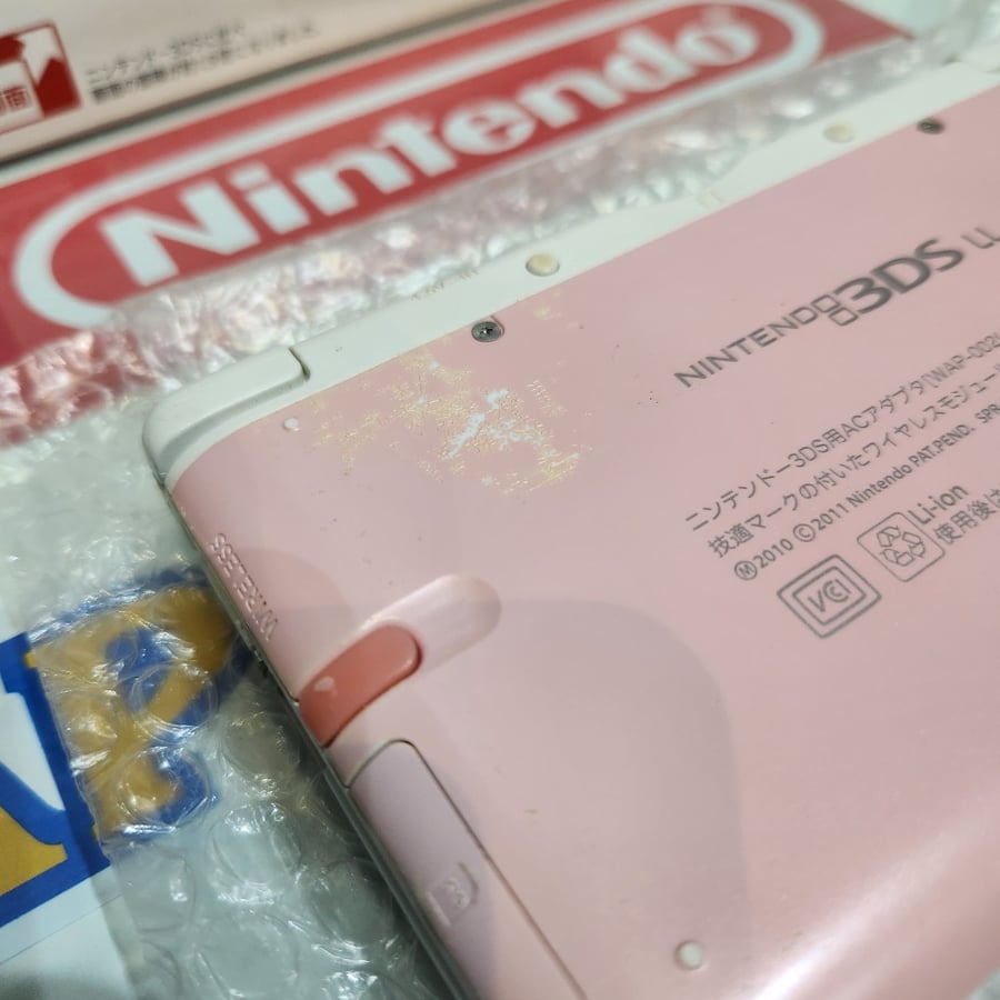 3ds نينتندو ثري دي اس اكس ال لون وردي