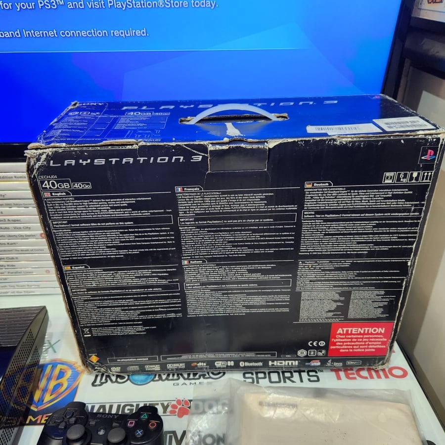 PS3 بلاستيشن ثري فات حجم ٤٠ جيجا