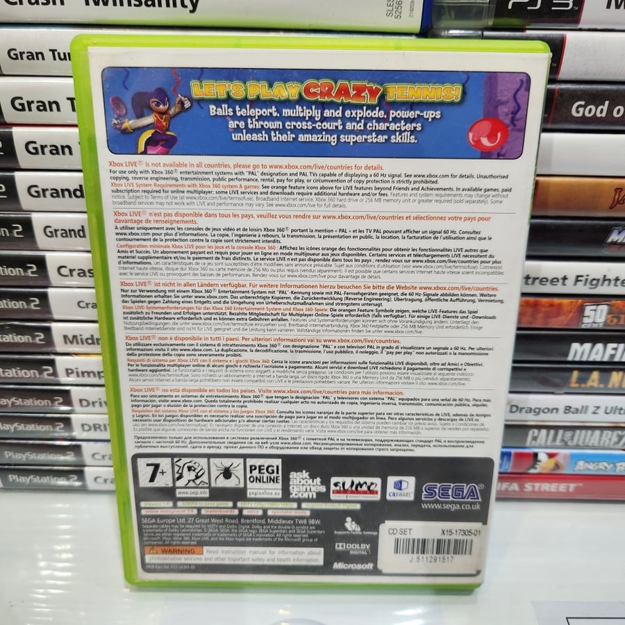 Xbox360 sega superstars tennis