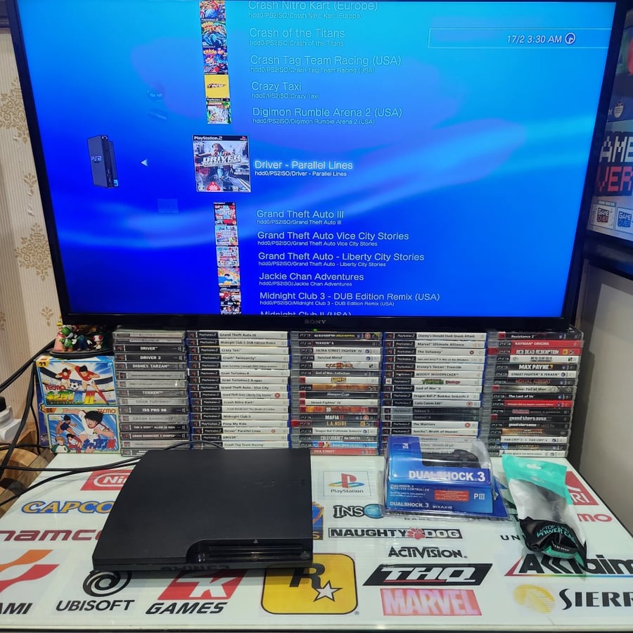 PS3 بلاستيشن ثري حجم 320 قيقا مبرمج