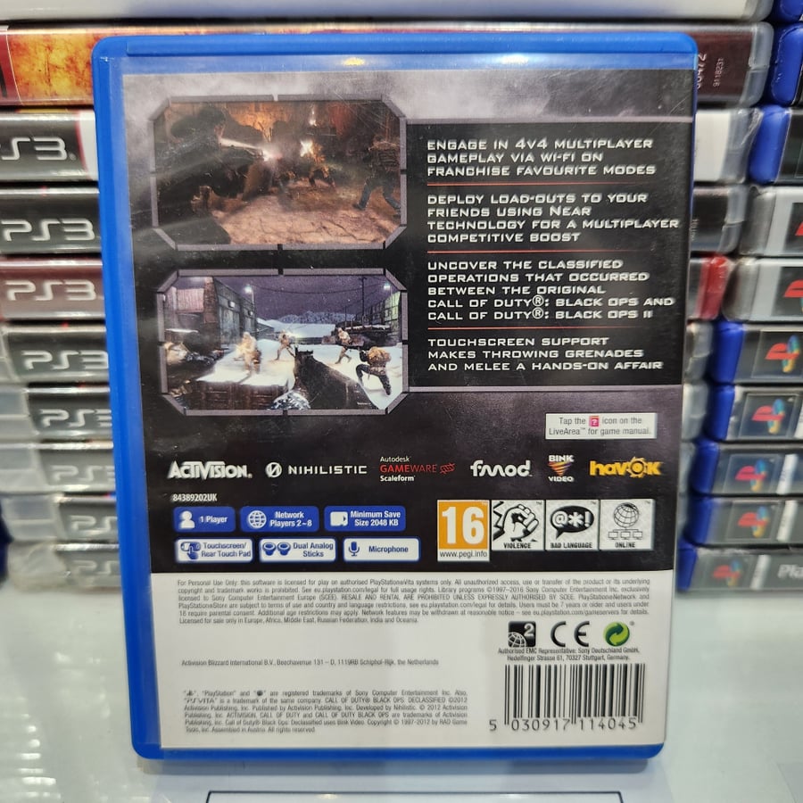 Psvita call of duty