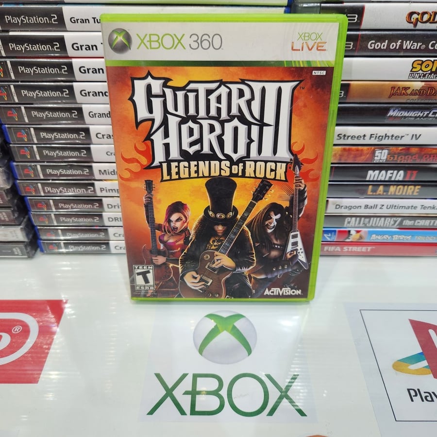 Xbox360  guitar hero 3