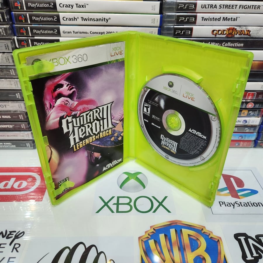 Xbox360  guitar hero 3