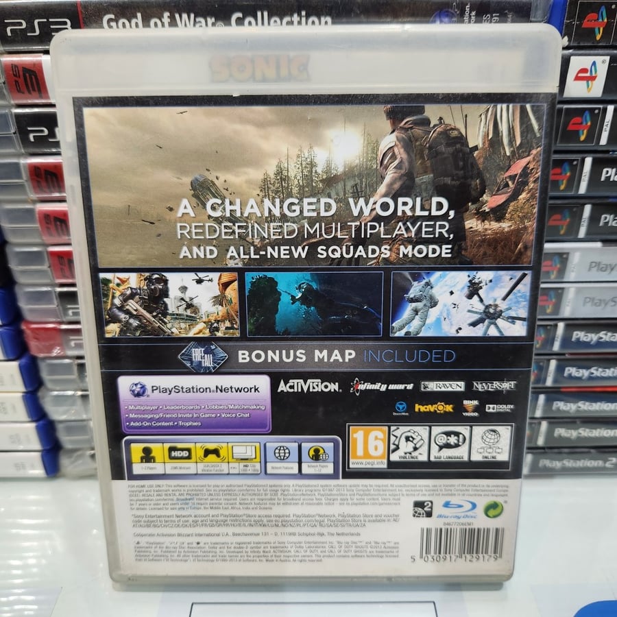 Ps3 call of duty ghosts