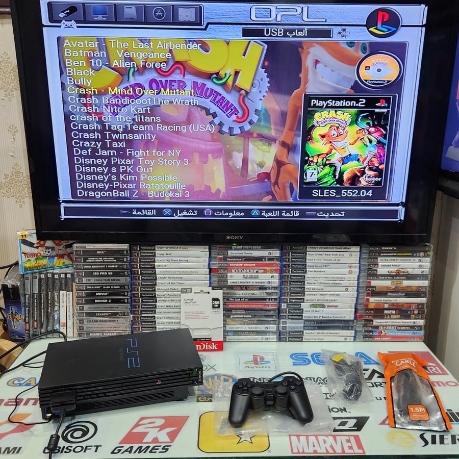 PS2 جهاز بلاستيشن تو مبرمج