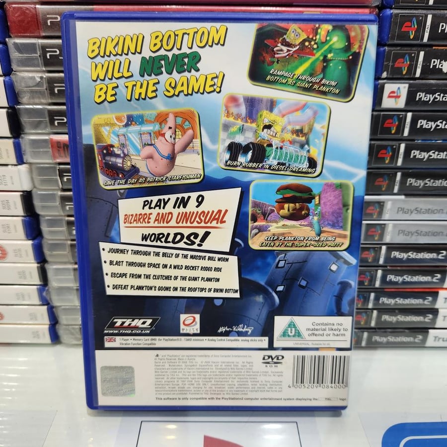 PS2 spongebob squarepants creature from the krusty krab