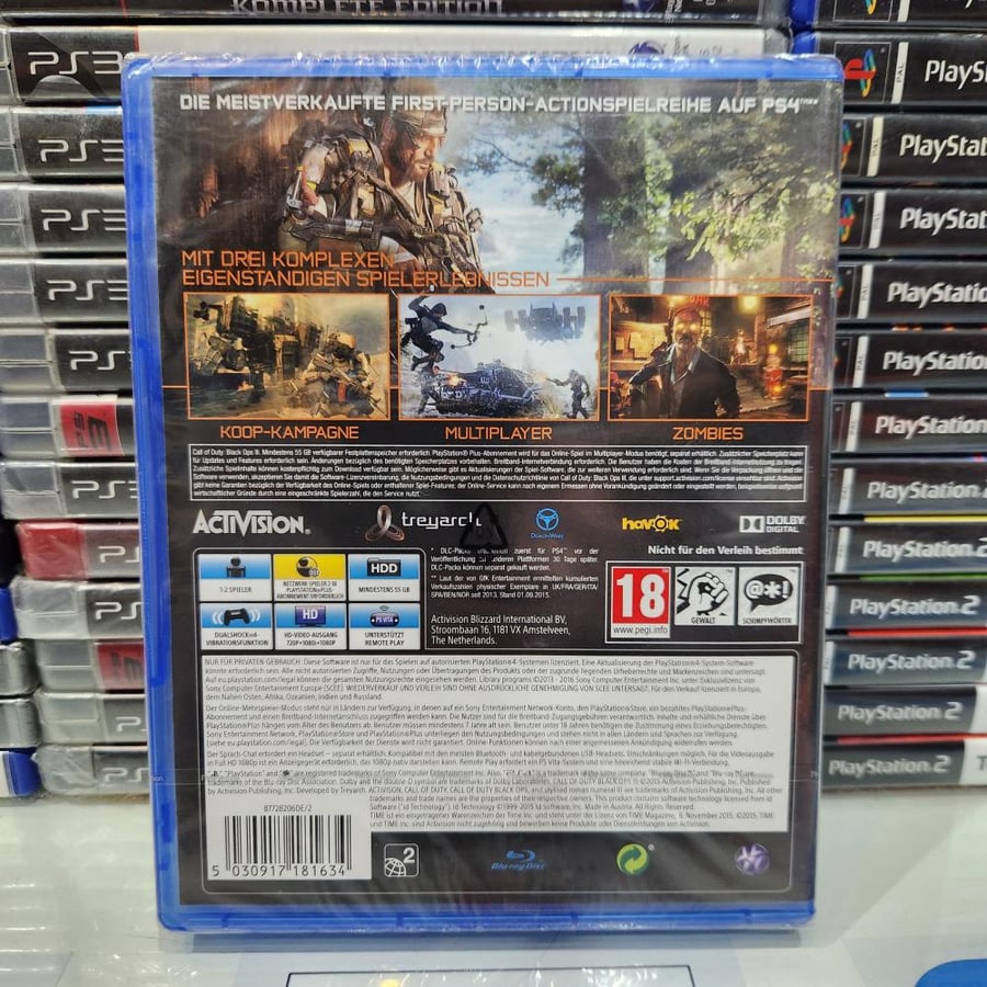 PS4 call of Duty Black Ops 3 جديد