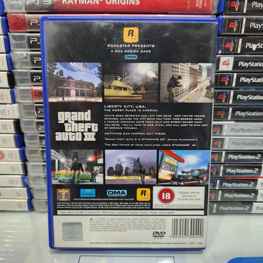 PS2 grand theft auto 3