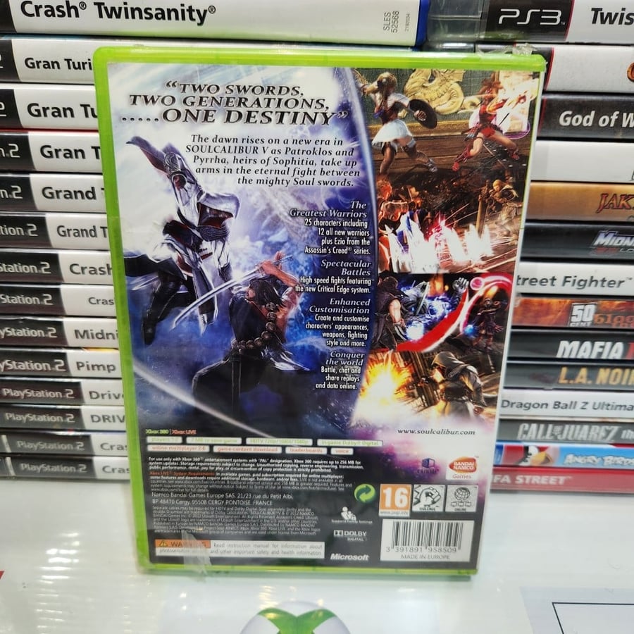 Xbox360 soulcalibur v جديد