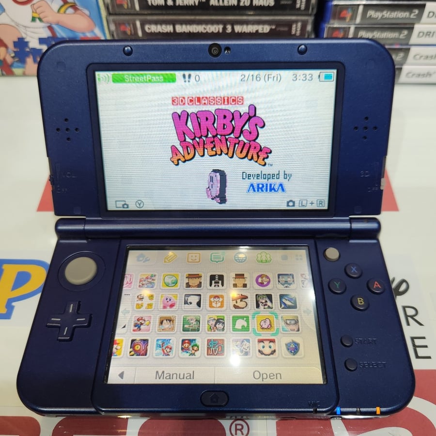 3ds نيو نينتندو ثري دي اس اكس ال لون كحلي