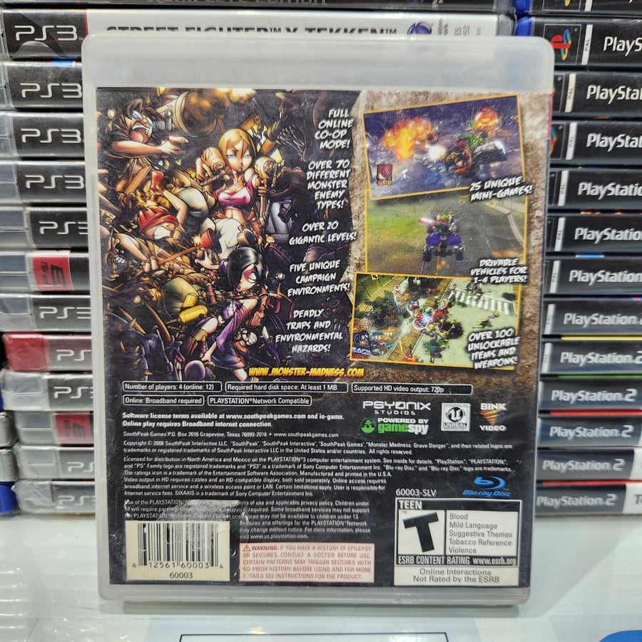 PS3 monster madness grave danger
