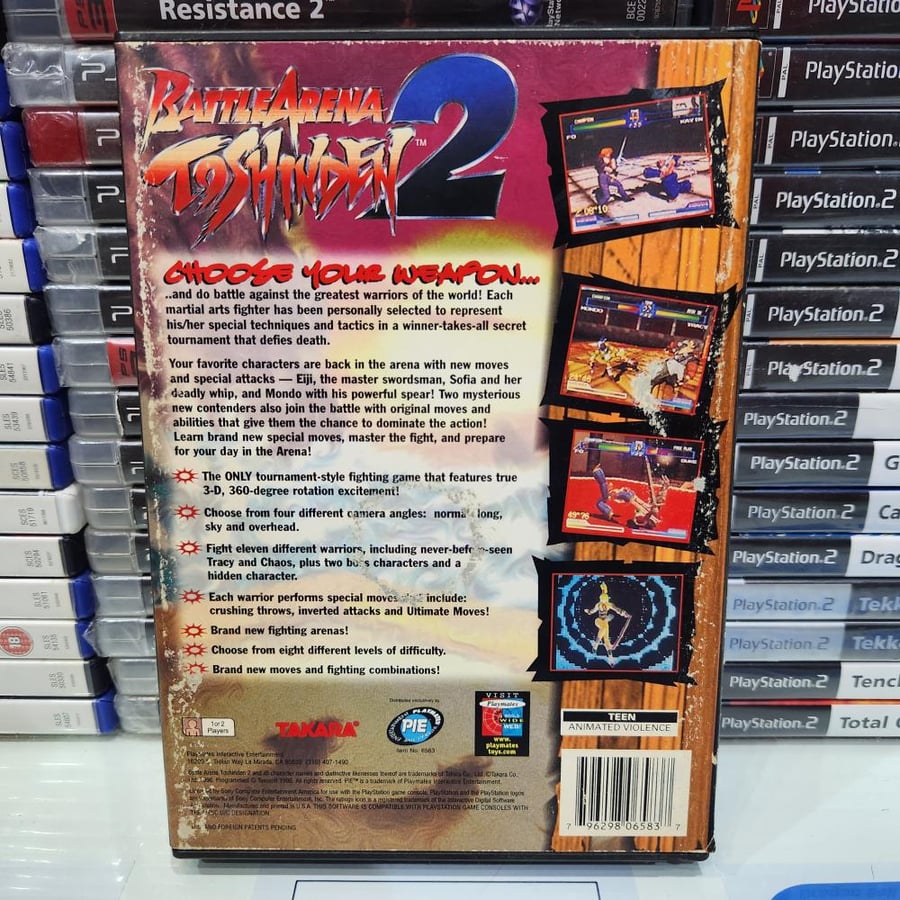 PS1 Battle Arena Toshinden 2