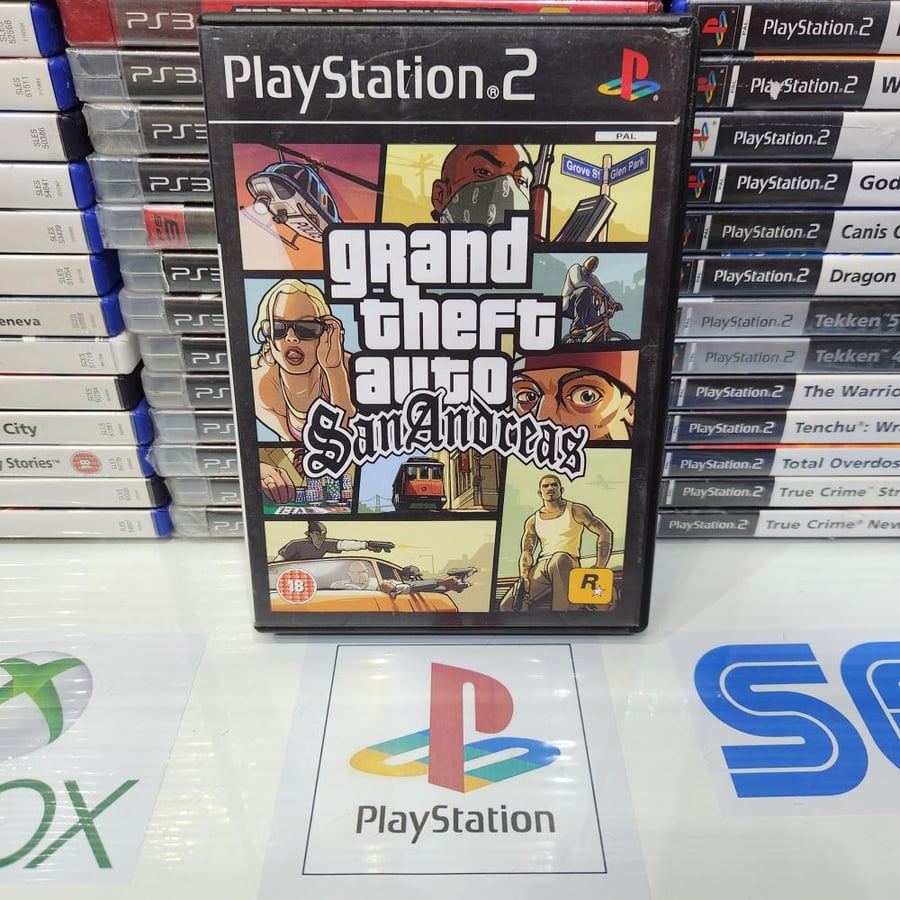 PS2 grand theft auto san andreas