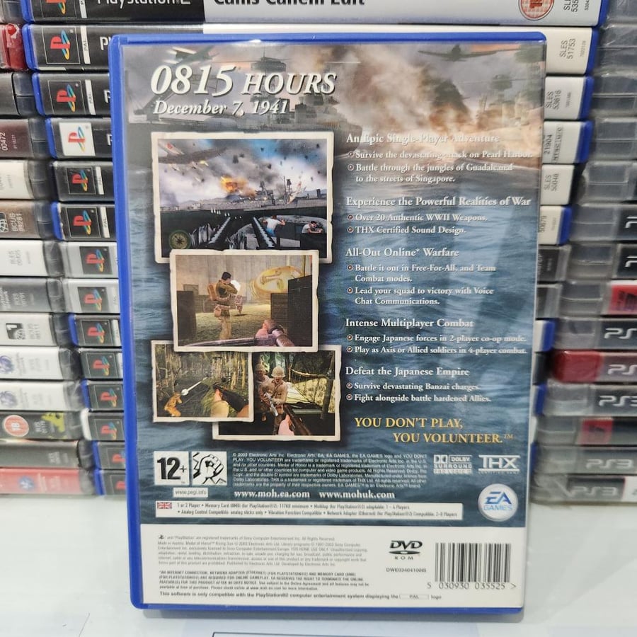 PS2 medal of honor rising sun