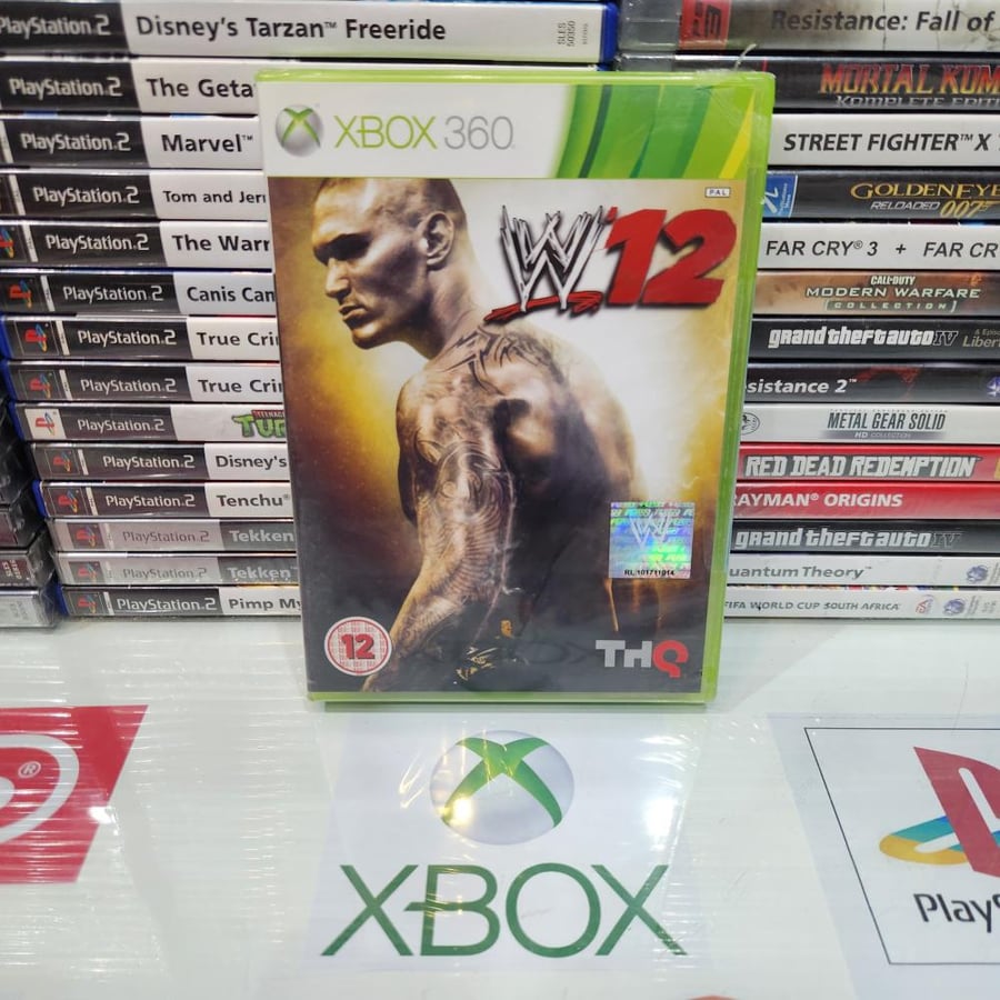 XBOX360 wwe 12 جديد