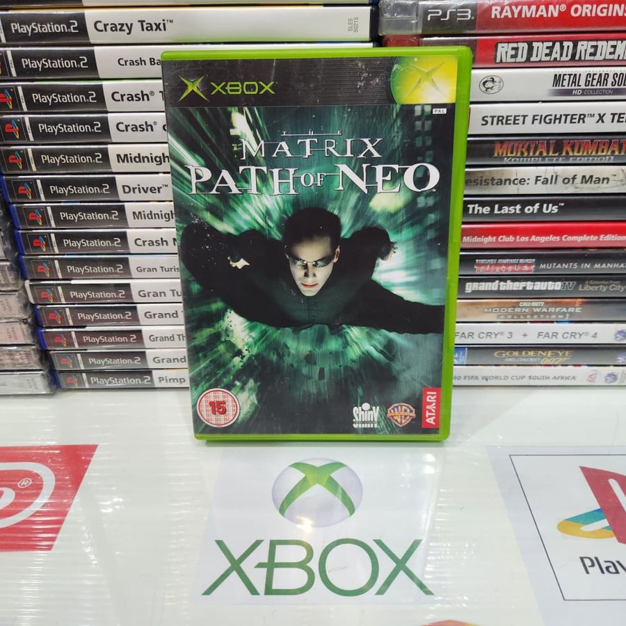 Xbox the matrix path of neo يوجد اثر ماء بالغلاف الخارجي