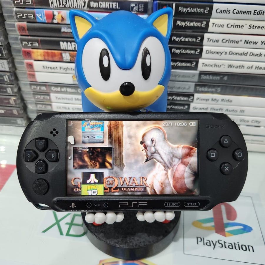 PSP جهاز بي اس بي مبرمج بداخله ١٤٠٠ لعبة ( موديل ستريت )