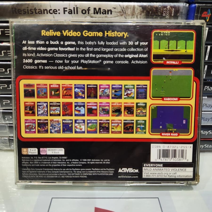 PS1 activision classic games for the atari 2600