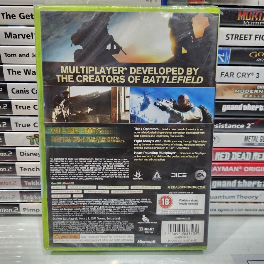 XBOX360 medal of honor جديد
