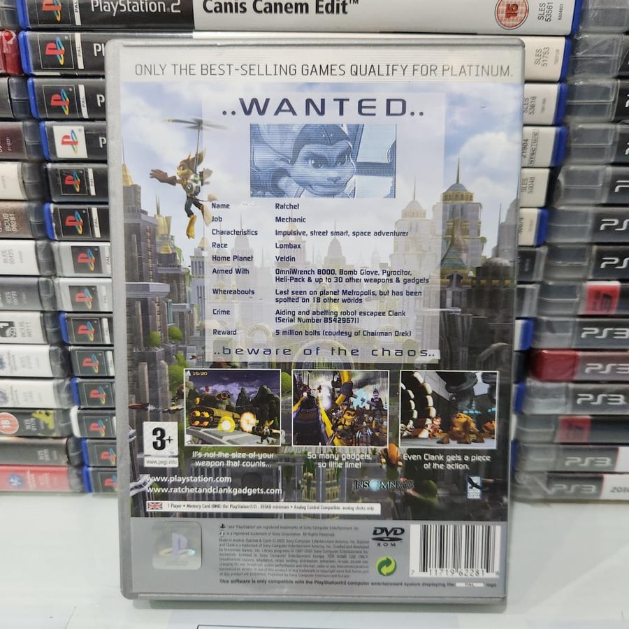 PS2 ratchet & Clank