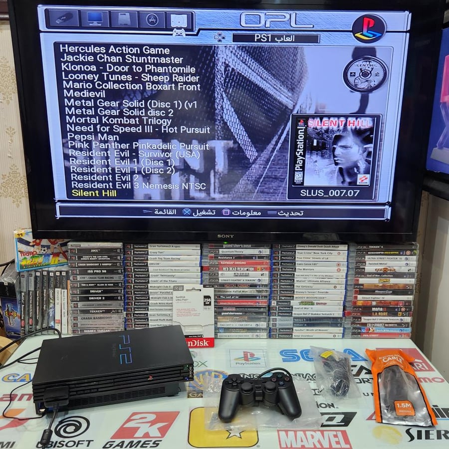 PS2 جهاز بلاستيشن تو مبرمج