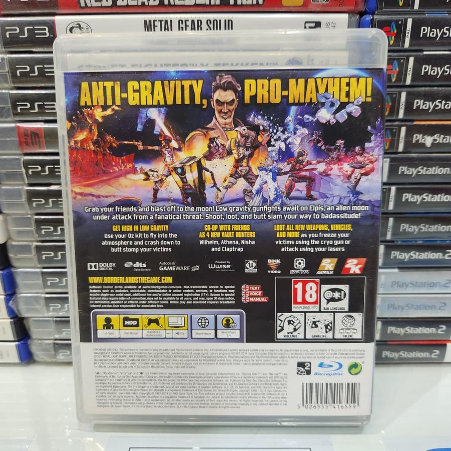 PS3 borderlands the pre sequel