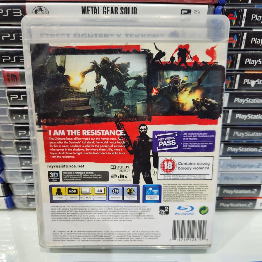 PS3 resistance 3