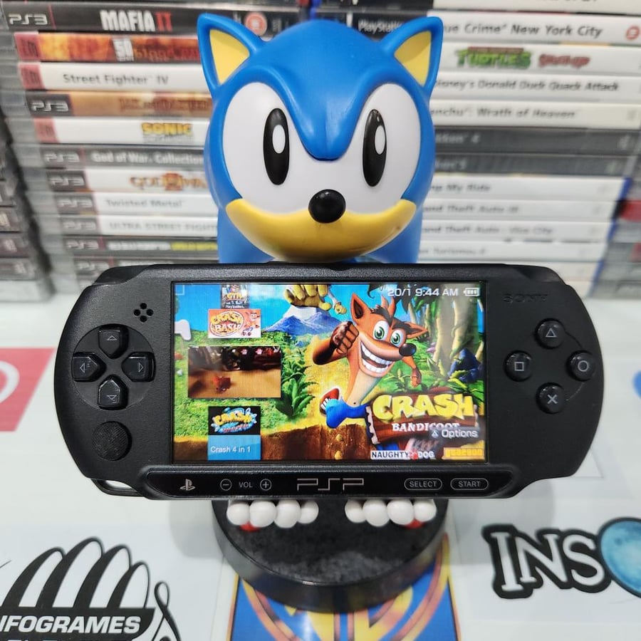 PSP جهاز بي اس بي مبرمج بداخله ١٤٠٠ لعبة ( موديل ستريت )