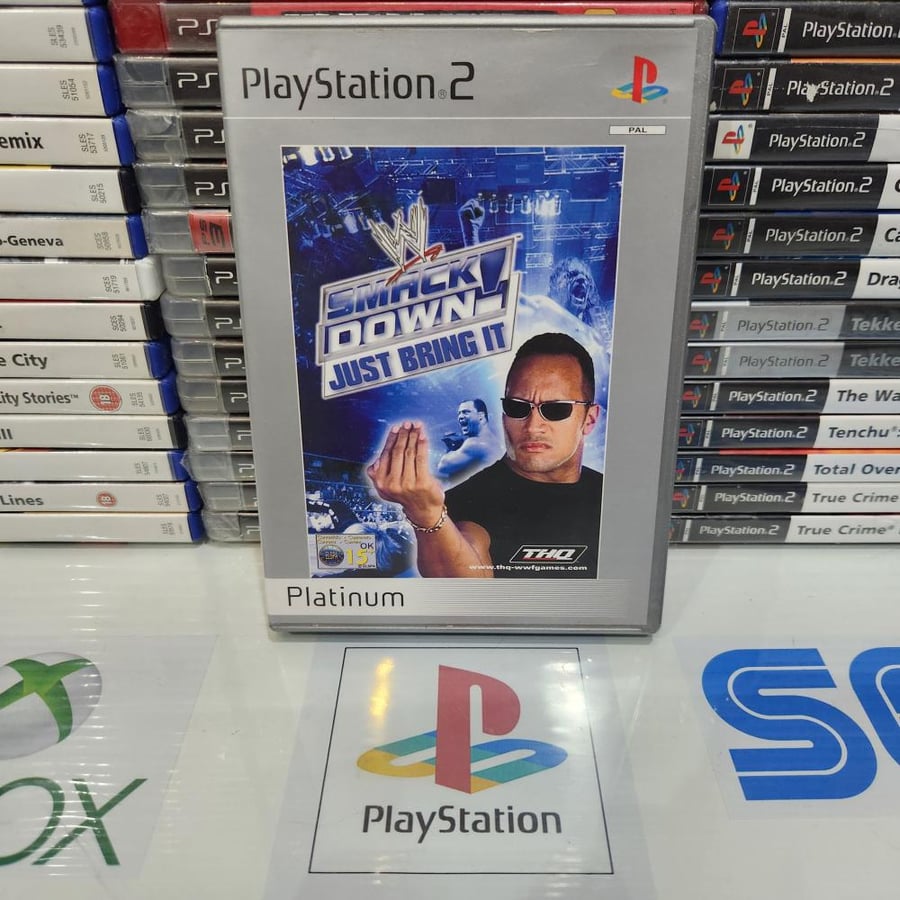 PS2 smack down vs raw just bring it