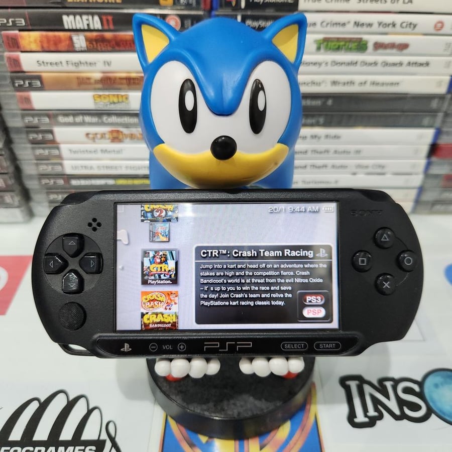 PSP جهاز بي اس بي مبرمج بداخله ١٤٠٠ لعبة ( موديل ستريت )
