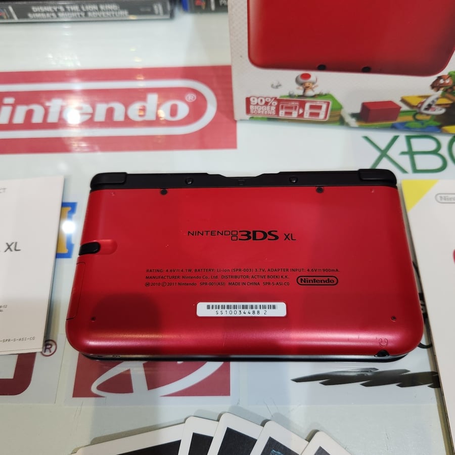 3ds نينتندو ثري دي اس اكس ال لون احمر