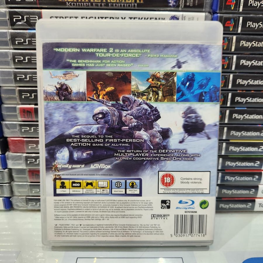 PS3 call of Duty modern warfare 2