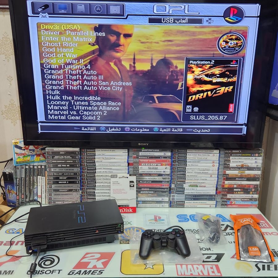 PS2 جهاز بلاستيشن تو مبرمج