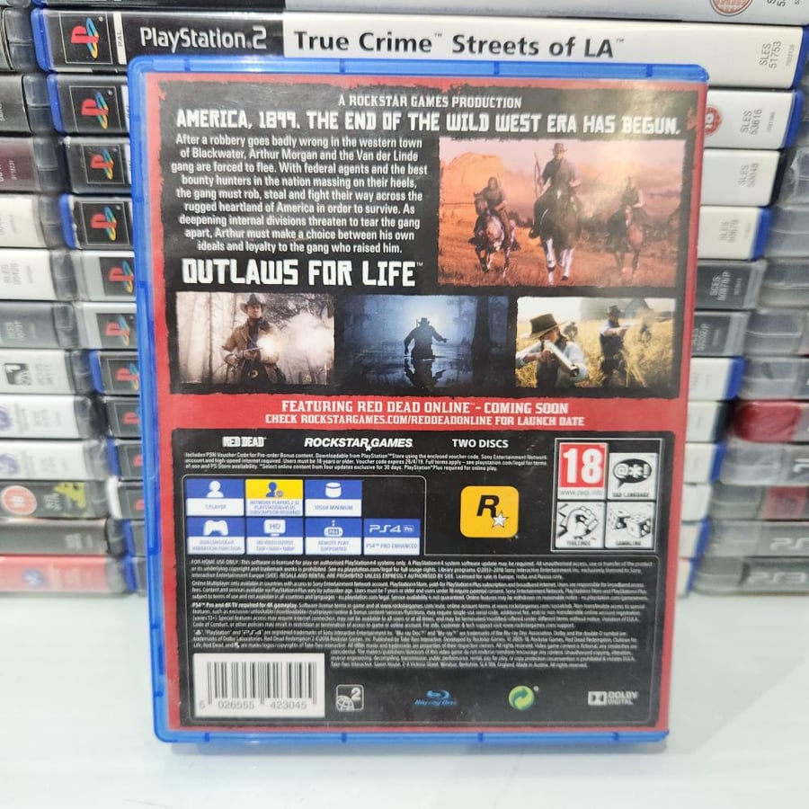 PS4 red Dead Redemption 2
