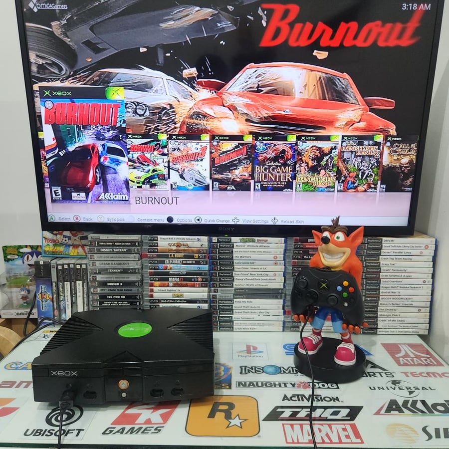 Xbox جهاز اكس بوكس اورجنال مبرمج بداخله ٢٢٠ لعبة