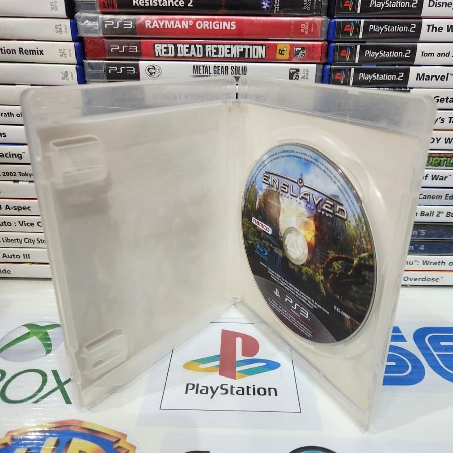 PS3 enslaved odyssey to the west يوجد آثار ماء بالعلبة