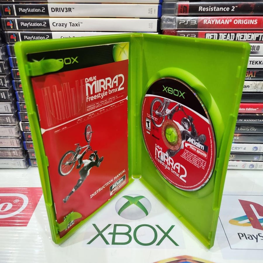 Xbox dave mirra freestyle bmx 2 يوجد ضرر بالغلاف الخارجي