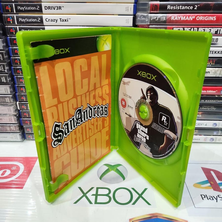 Xbox grand theft auto san andreas