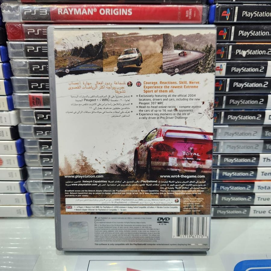 PS2 wrc 4 the official game of the fia world rally
