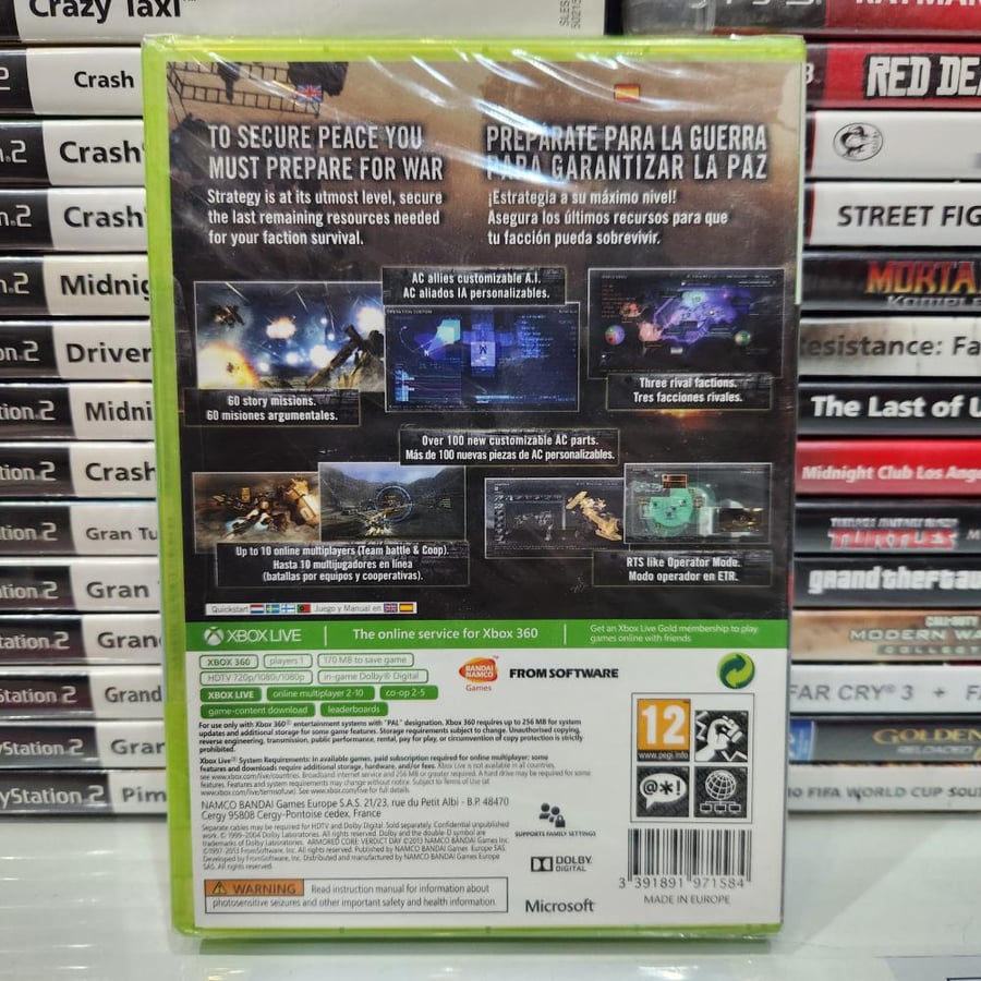 Xbox360 armored core verdict day