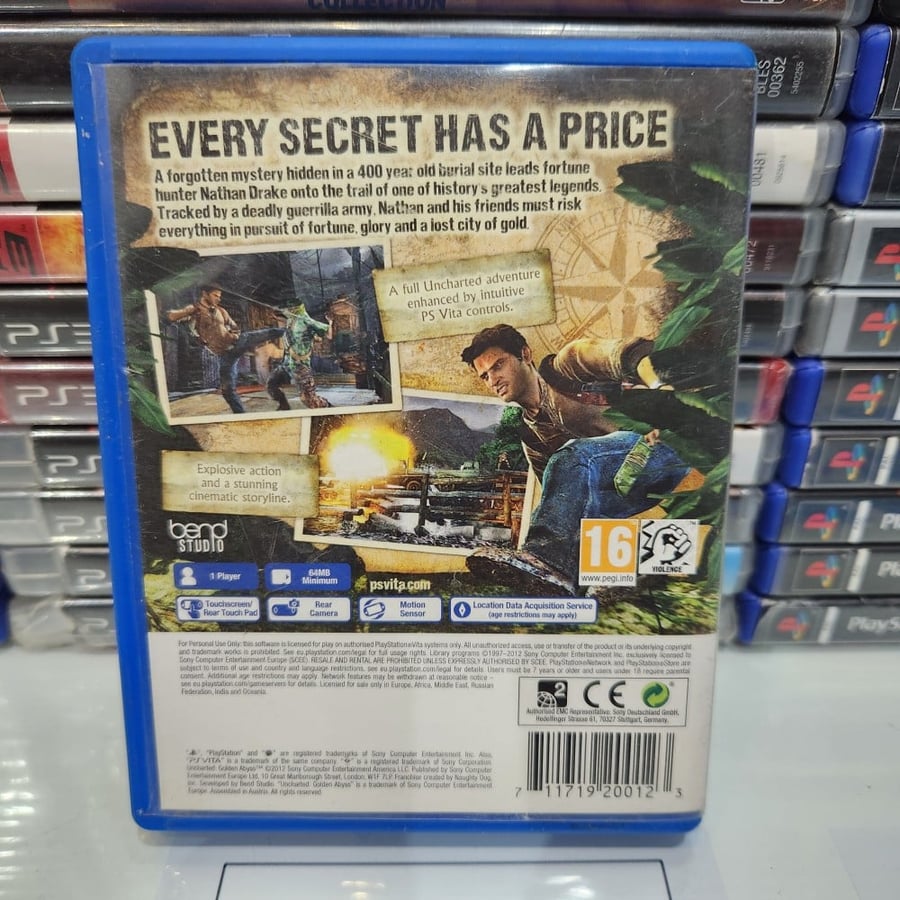 Psvita uncharted golden abyss