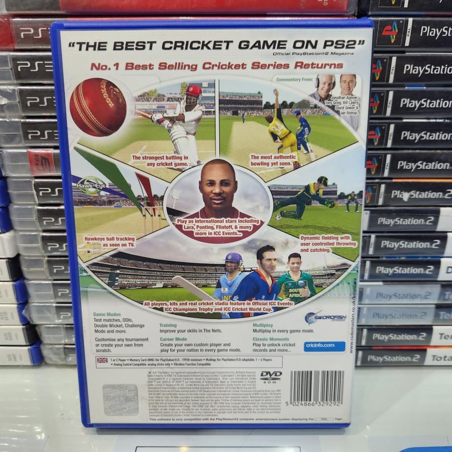 PS2brian lara international cricket 2005