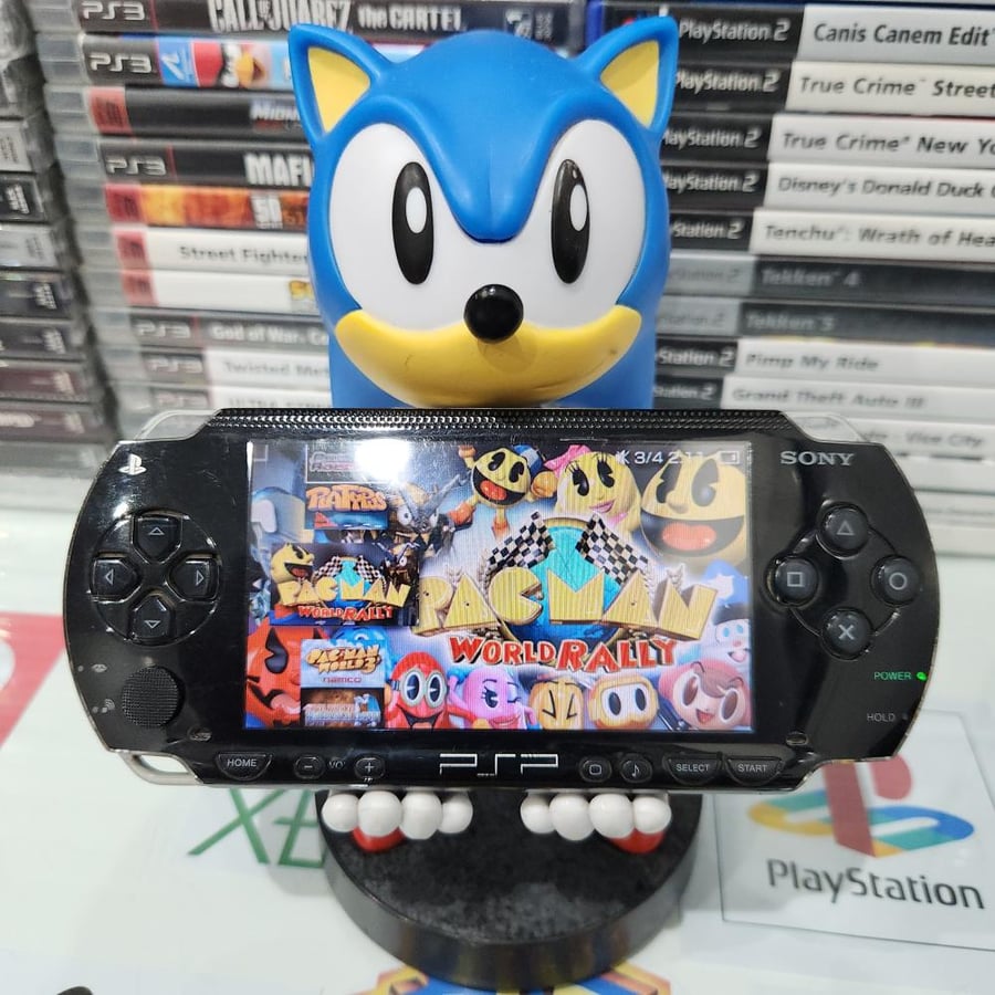 PSP جهاز بي اس بي مبرمج بداخله ١٤٠٠ لعبة ( فات موديل 1000 )