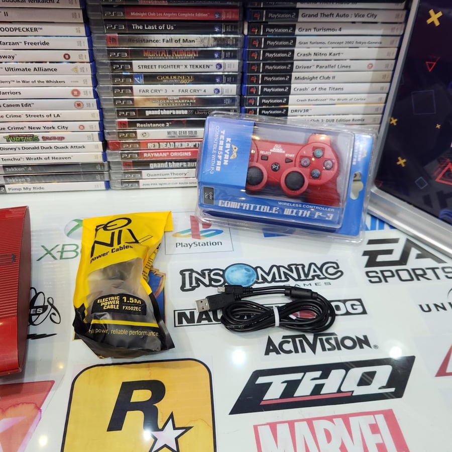 PS3 جهاز بلاستيشن ثري حجم ٥٠٠ قيقا مبرمج