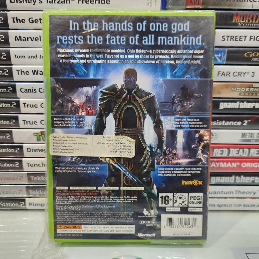 XBOX360 too human جديد