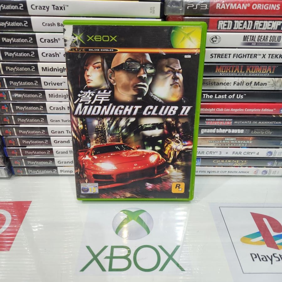 Xbox midnight club 2 يوجد اثر ماء بالغلاف الخارجي