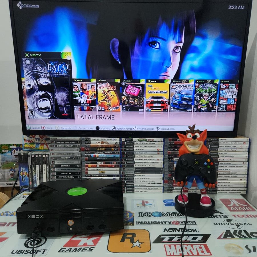 Xbox جهاز اكس بوكس اورجنال مبرمج بداخله ٢٢٠ لعبة